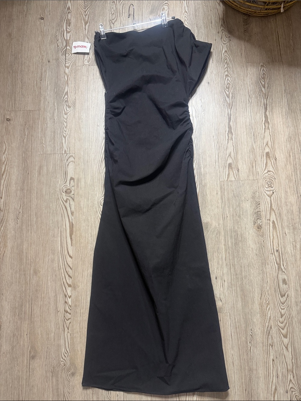 Abercrombie & Fitch Black Strapless Evening Dress
